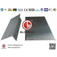 Globond Brushed Stainless Steel Sheet 043